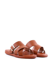 Chinelo Slide Masculino com Tiras Cruzadas - Castor SDI-12082 - CS