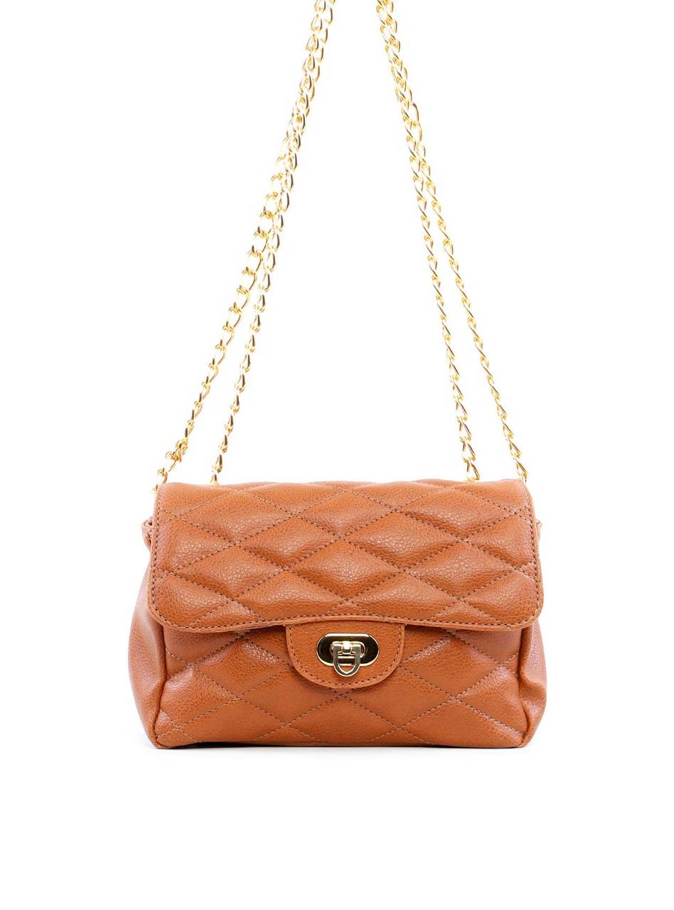 Bolsa Satchel em Metalassê com Corrente - Castor BSI-6253 - CS