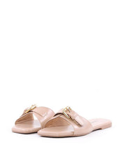 Rasteira Slide Tira com Fivela - Nude SDI-12066 - NU