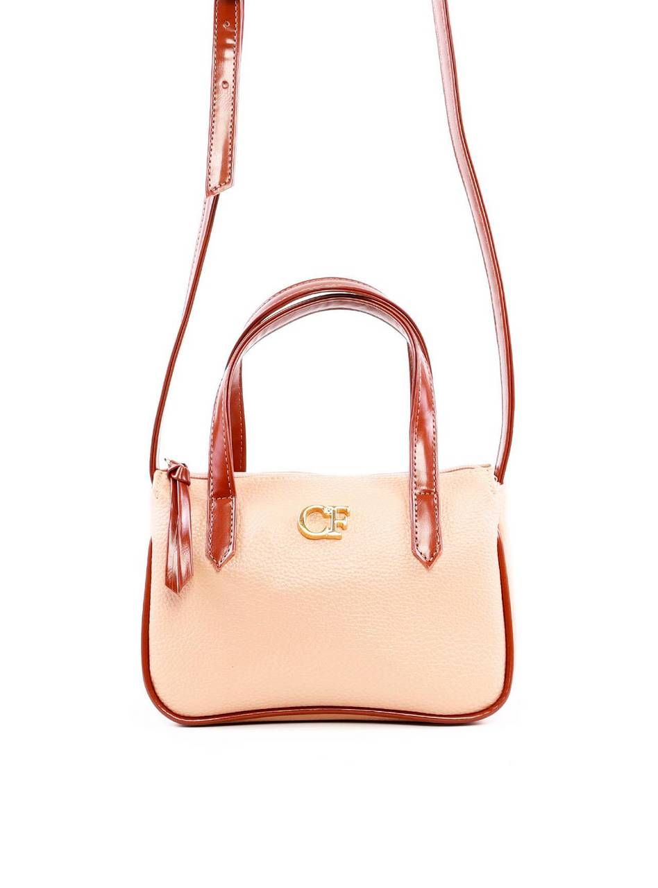 Bolsa Priscilla Tote Alça Dupla - Nude BSI-6310 - NU