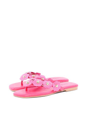 Rasteira de Dedo com Mini Flores - Pink SDI-11821 - PK