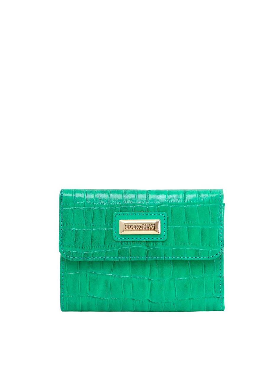 Carteira Feminina Clássica Couro Verde CAI-405 - VD