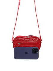 Bolsa Tote Coração Matelasse - Vermelha BSI-6392 - VE
