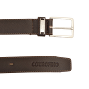 Cinto Masculino Social Couro Cacau CTI-923 - CA