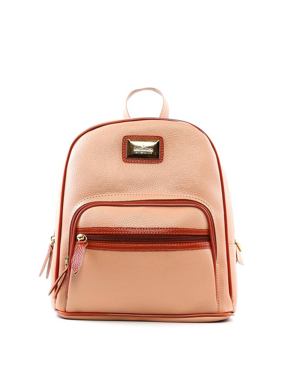 Mochila Feminina Média Zíper Nude MEI-437 - NU