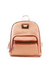 Mochila Feminina Média Zíper Nude MEI-437 - NU