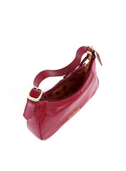 Bolsa Baguete com Fivelas Laterais - Vinho BSI-6353 - VI