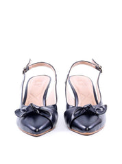 Scarpin Slingback com Detalhe em Nó - Preta SDI-11796 - PR