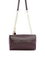 Bolsa Satchel com Tampa e Porta Batom - Cacau BSI-6188 - CA