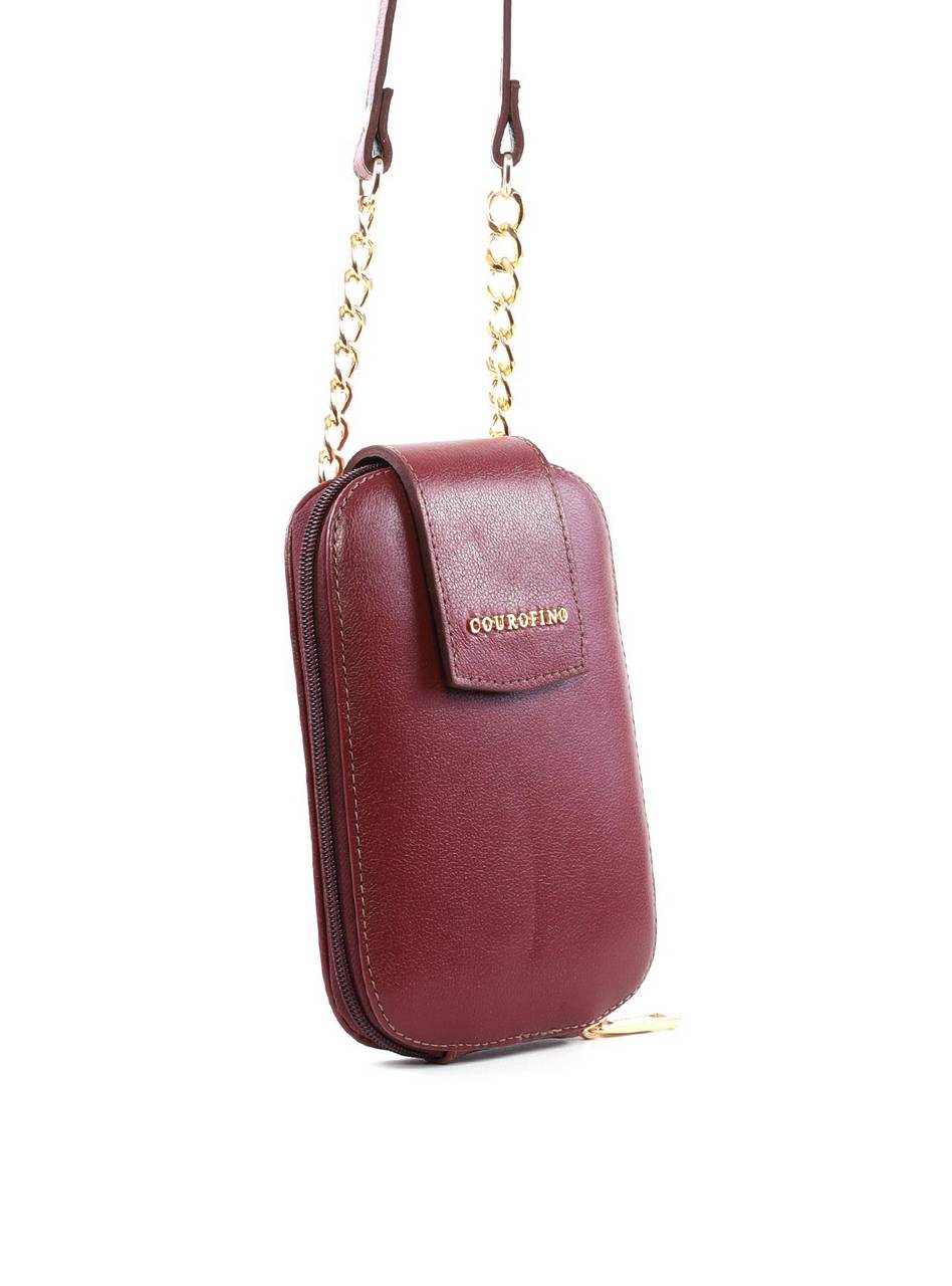 Bolsa Porta Celular Transversal - Vinho BSI-6472 - VI
