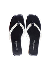 Rasteira de Dedo com Strass - Preta SDI-11889 - PR