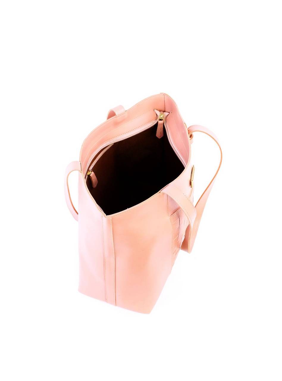 Bolsa Shopper com Bolso Frontal - Nude BSI-6264 - NU