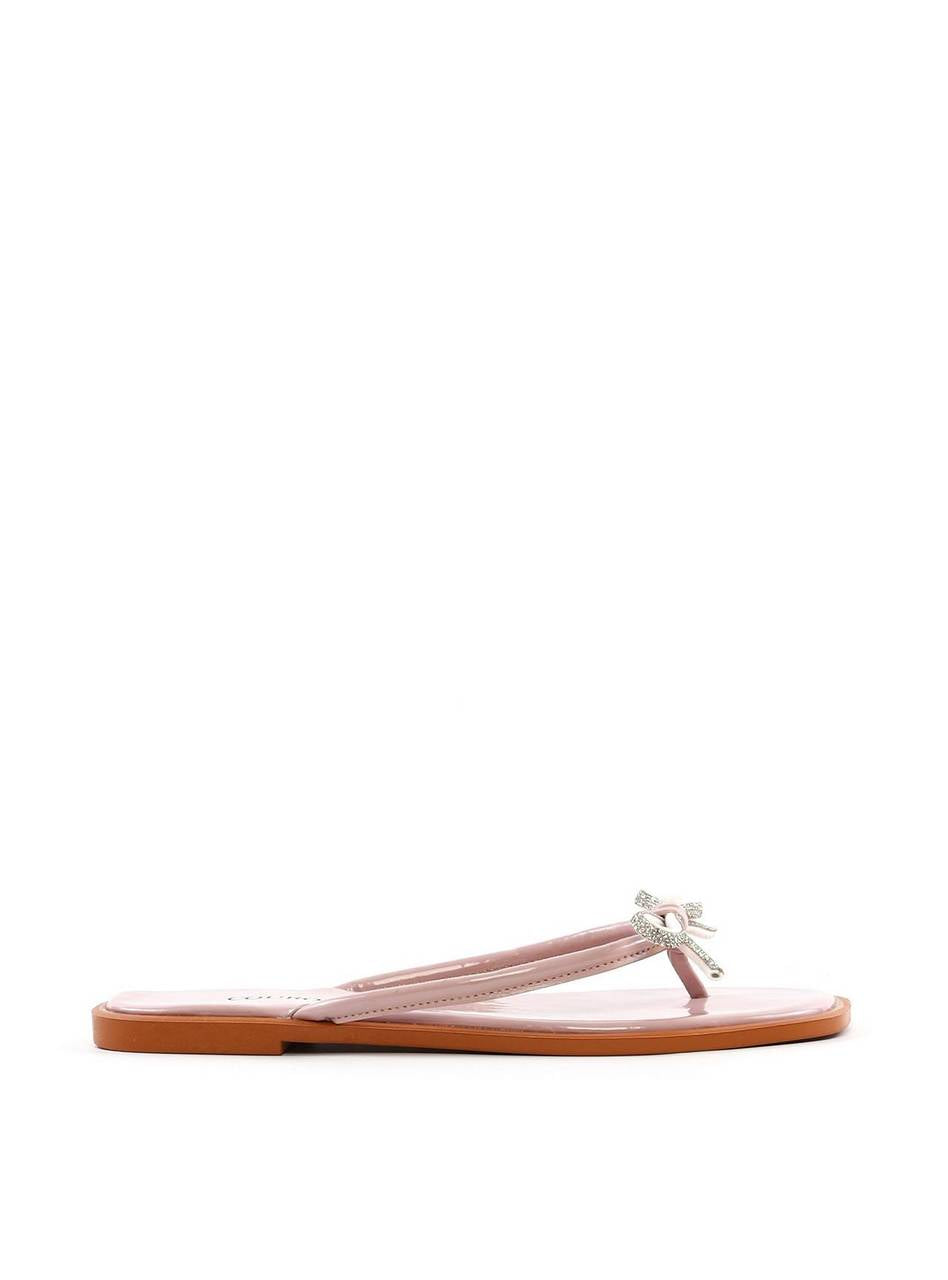 Rasteira de Laço com Strass - Rosa SDI-12076 - RS
