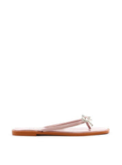 Rasteira de Laço com Strass - Rosa SDI-12076 - RS