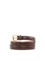 Cinto Feminino Fino Fivela Assimétrica Aço Escovado - Cacau CTI-1009 - CA