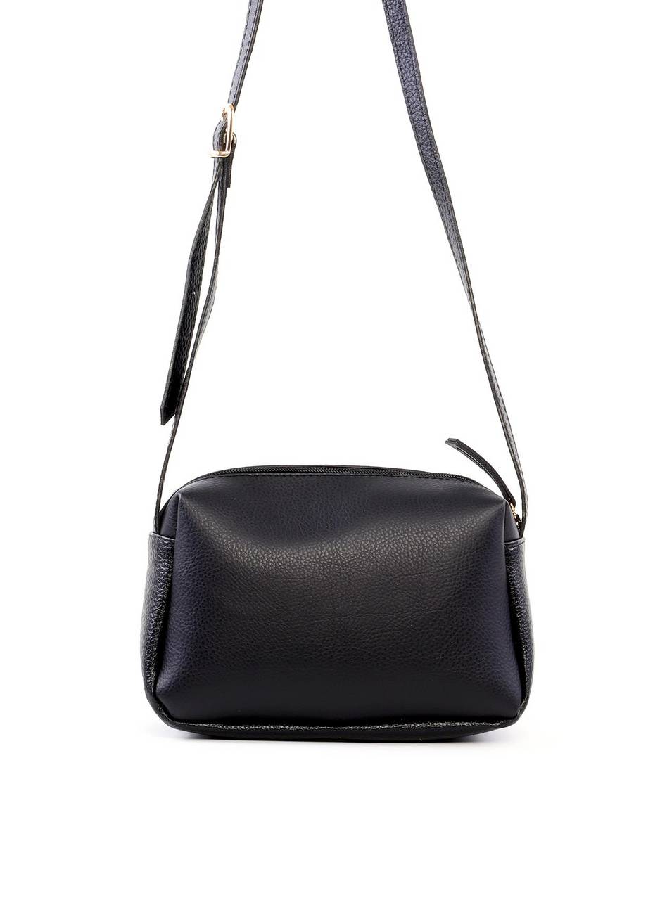 Bolsa Bag Pequena com Retalhos - Preta BSI-6409 - PR