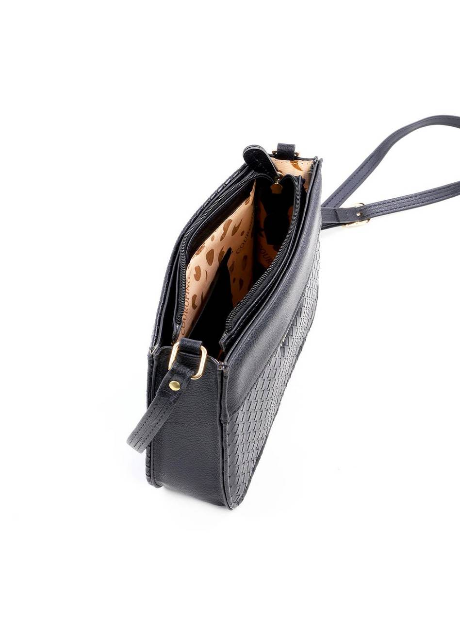 Bolsa Tote Quadrada Estruturada - Preta BSI-6284 - PR