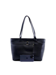 Bolsa Shopper com Bolso Removível - Preta BSI-6426 - PR
