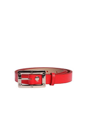 Cinto Feminino Casual Couro Vermelha CTI-954 - VE