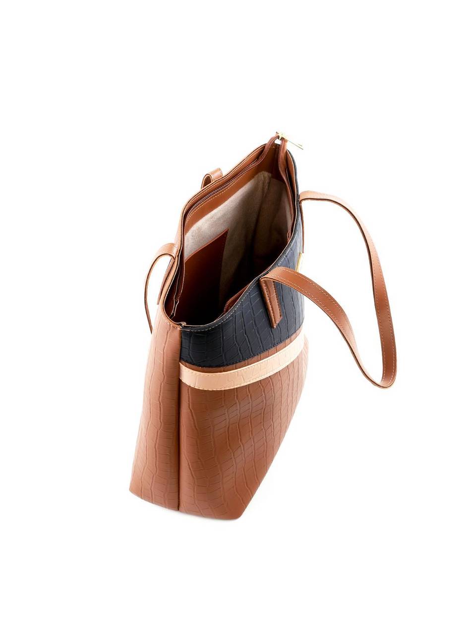 Bolsa Shopper com Recortes Assimétricos - Castor BSI-6422 - CS