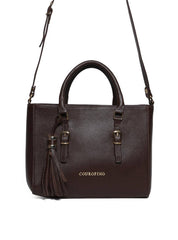 Bolsa Tote Tiracolo com Barbicacho  - Cacau BSI-5956 - CA