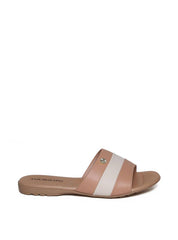Sandália Feminina Rasteira Confort - Nude   SDI-11649 - NU