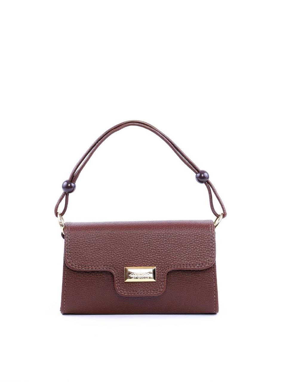Bolsa Satchel Retangular com Alça Dupla - Cacau BSI-6043 - CA