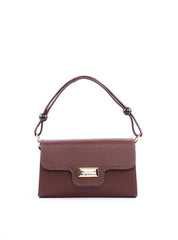 Bolsa Satchel Retangular com Alça Dupla - Cacau BSI-6043 - CA
