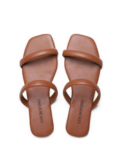 Sandália Feminina Rasteira Duas Tiras - Castor SDI-11620 - CS