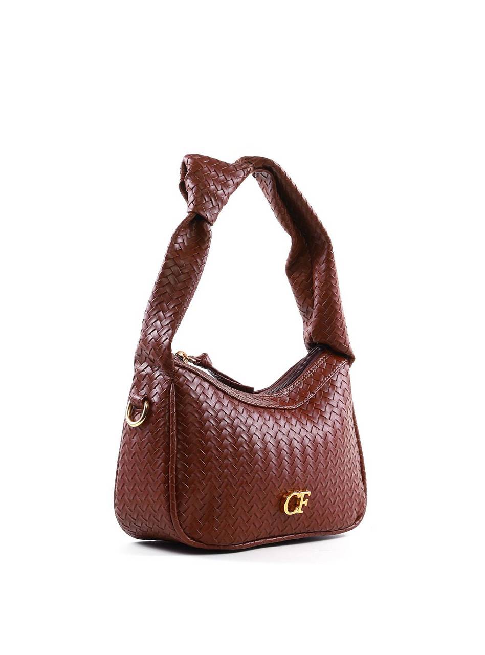 Bolsa Hobo Tressê com Nó na Alça - Cacau BSI-6395 - CA
