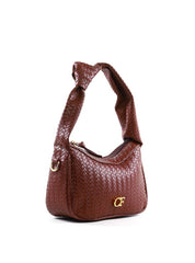 Bolsa Hobo Tressê com Nó na Alça - Cacau BSI-6395 - CA
