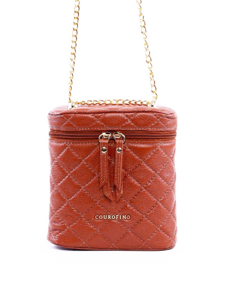 Bolsa Catherine Bucket Matelassê - Castor BSI-6323 - CS