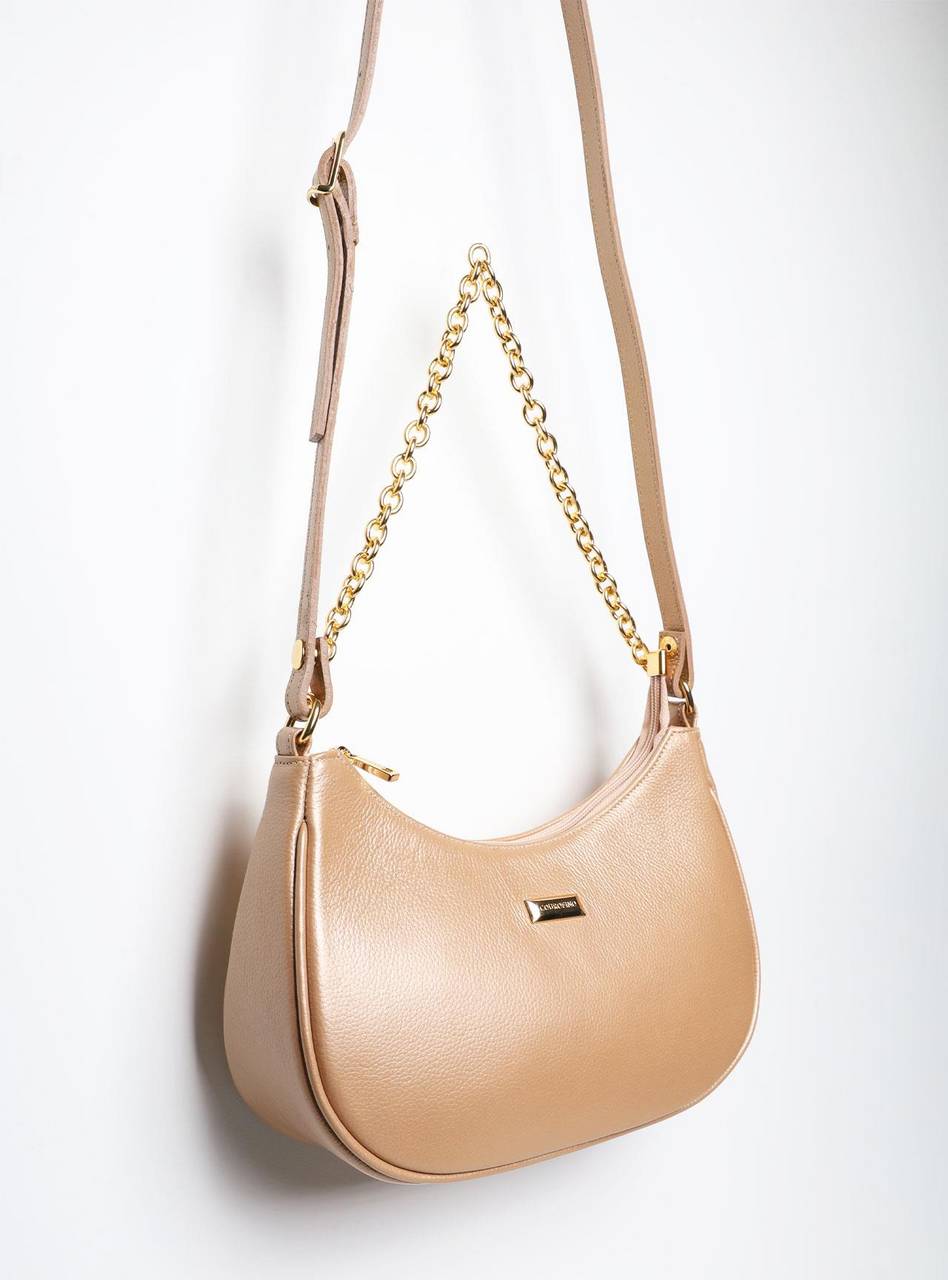 Bolsa Hobo Pequena Transversal Couro Fenno BSI-5850 - FE