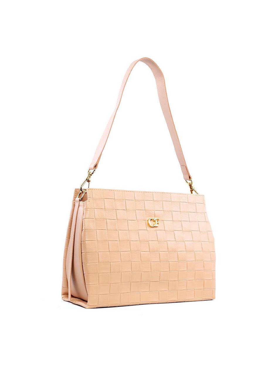 Bolsa Tote Alça com Mosquetão - Nude BSI-6248 - NU