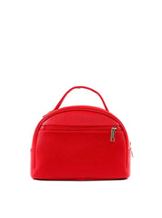 Necessaire Feminina Arredondada Detalhe Tela Frontal - Vermelha NSI-168 - VE