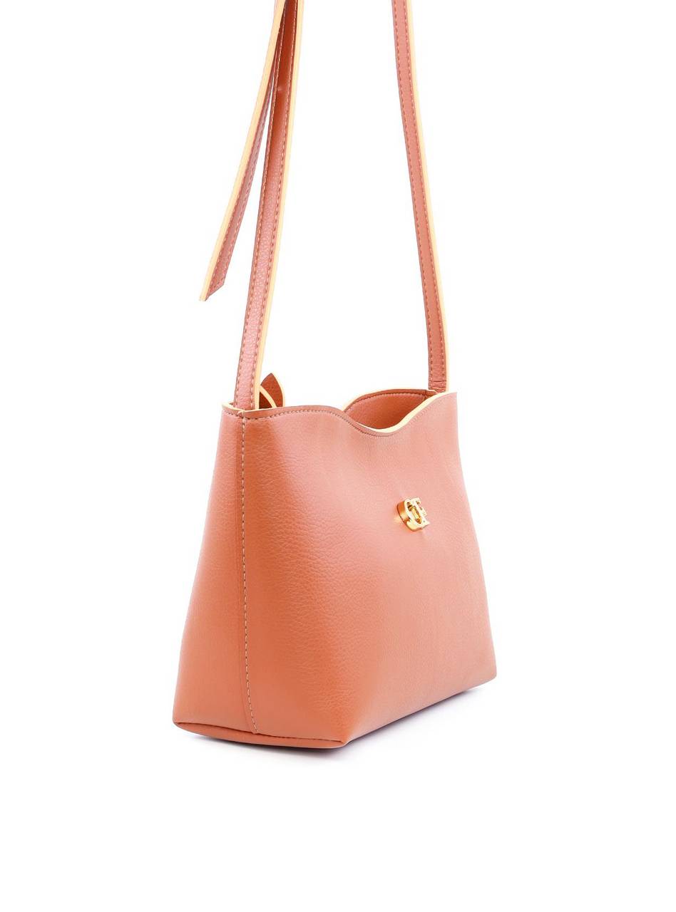 Bolsa Tote Transversal com Borda Ondulada - Castor BSI-6149 - CS