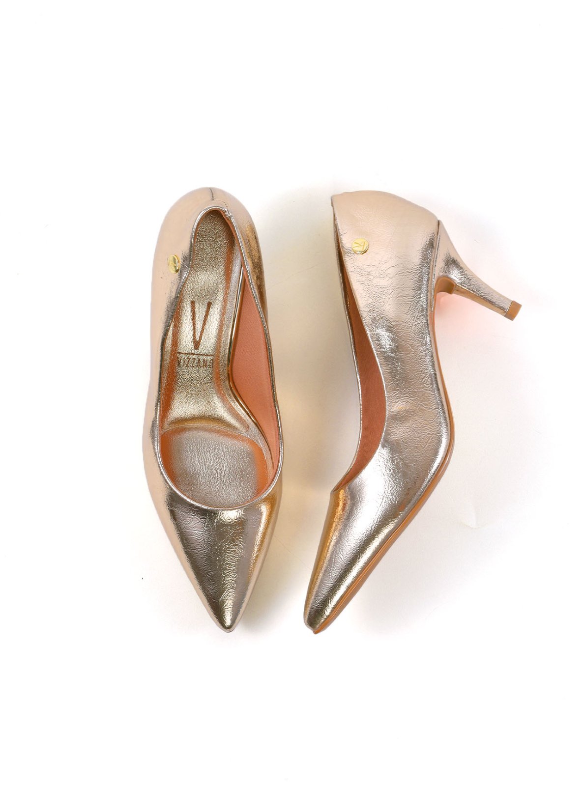 Scarpin Salto Agulha Médio com Bico Folha SP-12275 - AU