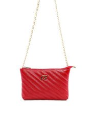 Bolsa Clutch em Matelassê com Alça de Corrente - Vermelha BSI-6270 - VE