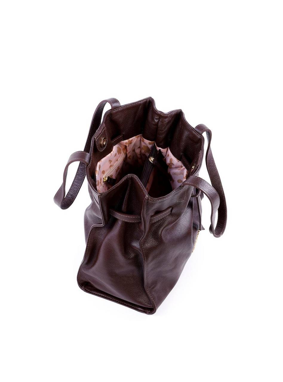 Bolsa Bucket Tiracolo com Detalhe de Cinto - Cacau BSI-6021 - CA