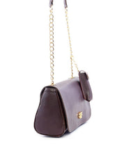 Bolsa Satchel com Tampa e Porta Batom - Cacau BSI-6188 - CA