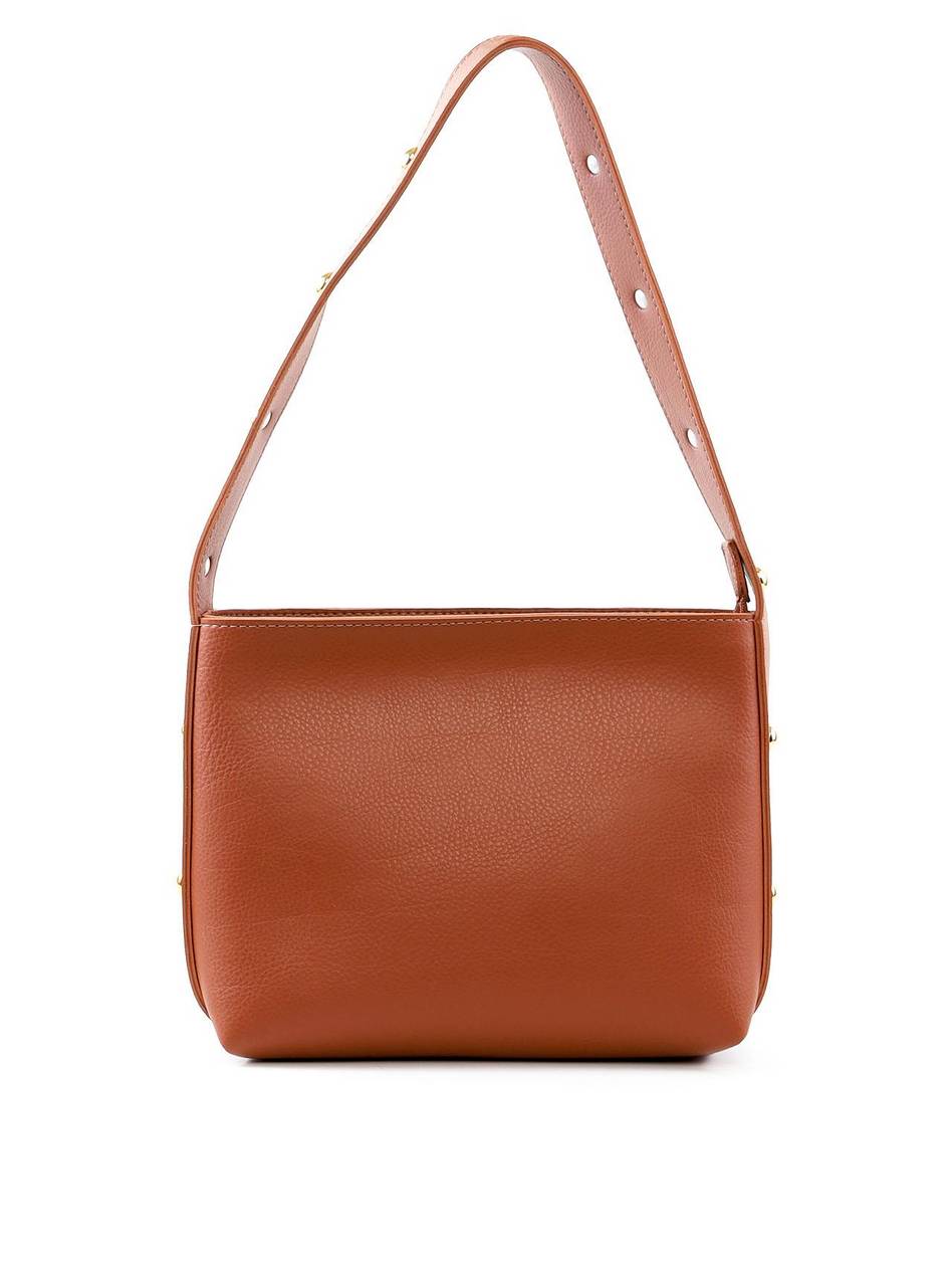 Bolsa Tote Média com Detalhe de Costura e Esferas - Castor BSI-6410 - CS