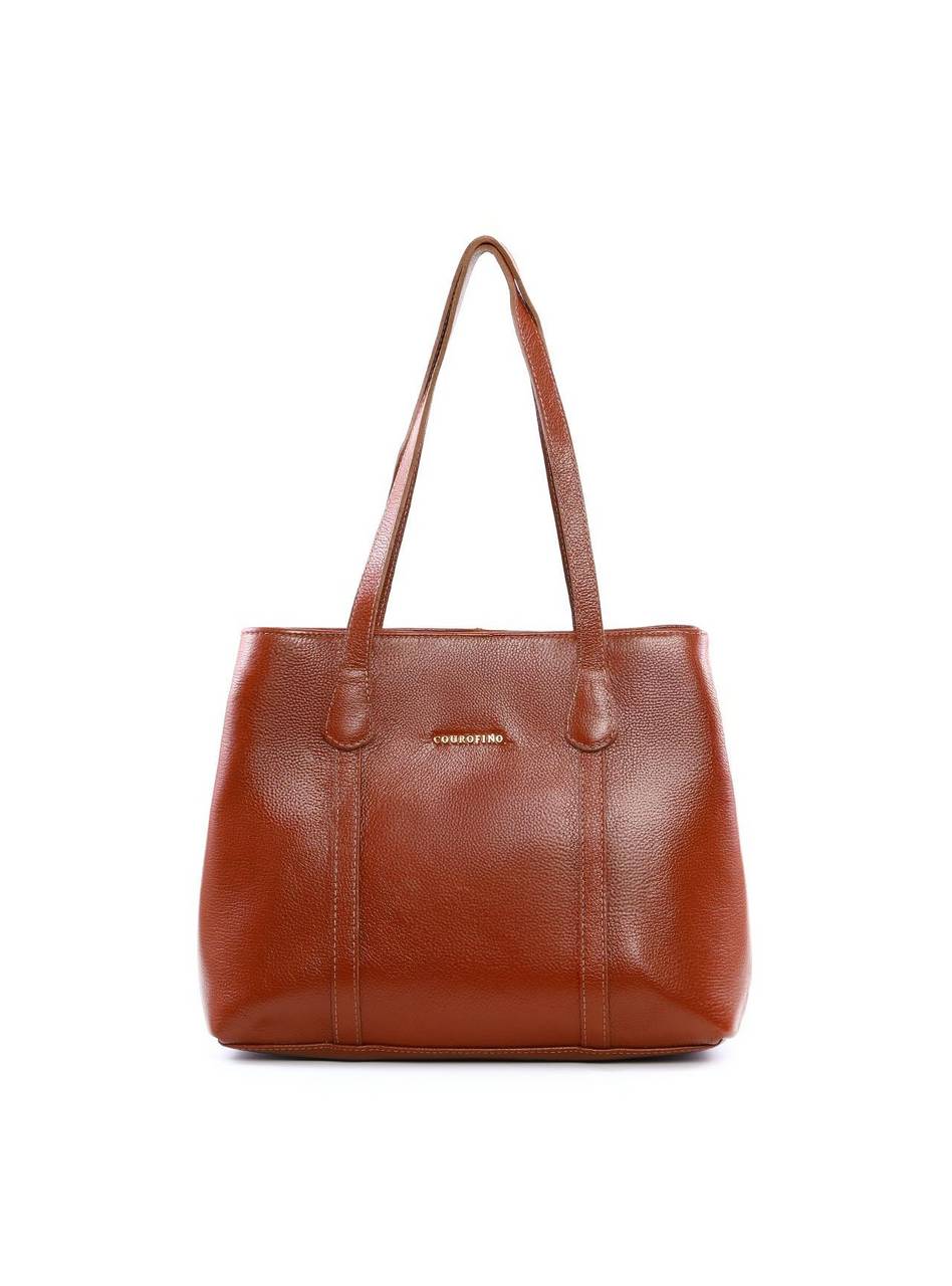 Bolsa Shopper Grande Couro Divisórias Castor BSI-5686 - CS
