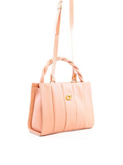 Bolsa Tote com Alça Retorcida - Nude BS-6155 - NU