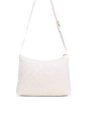 Bolsa Hobo Transversal em Tressê - Branca BSI-6123 - BR