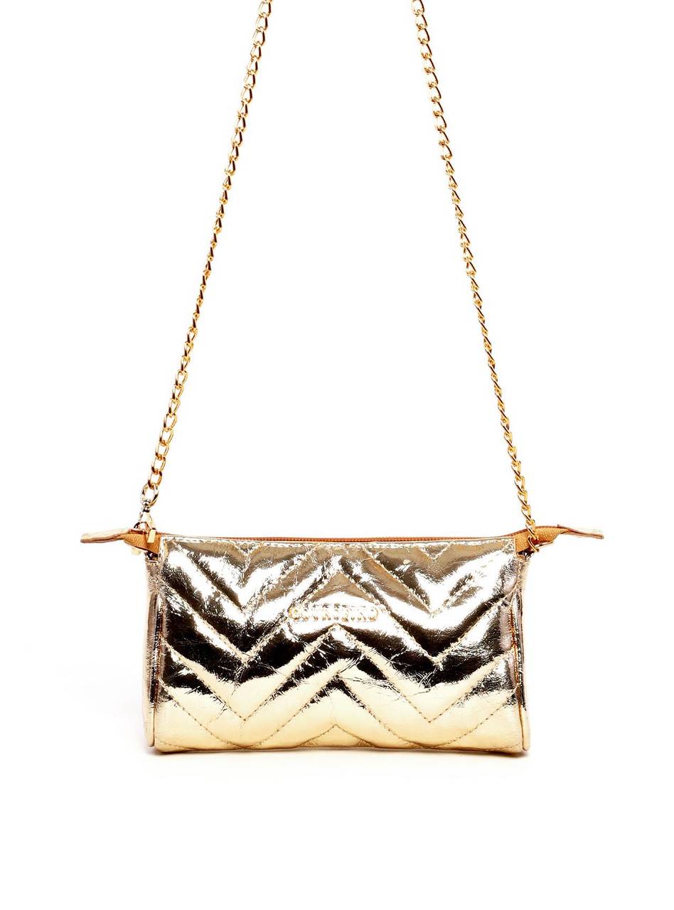 Bolsa Solange Clutch em Matelassê - Ouro BSI-6299 - AU