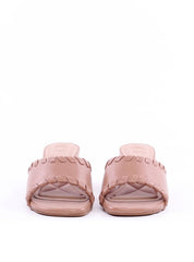 Tamanco Anabela com Desponto Whipstitch - Nude SDI-12126 - NU