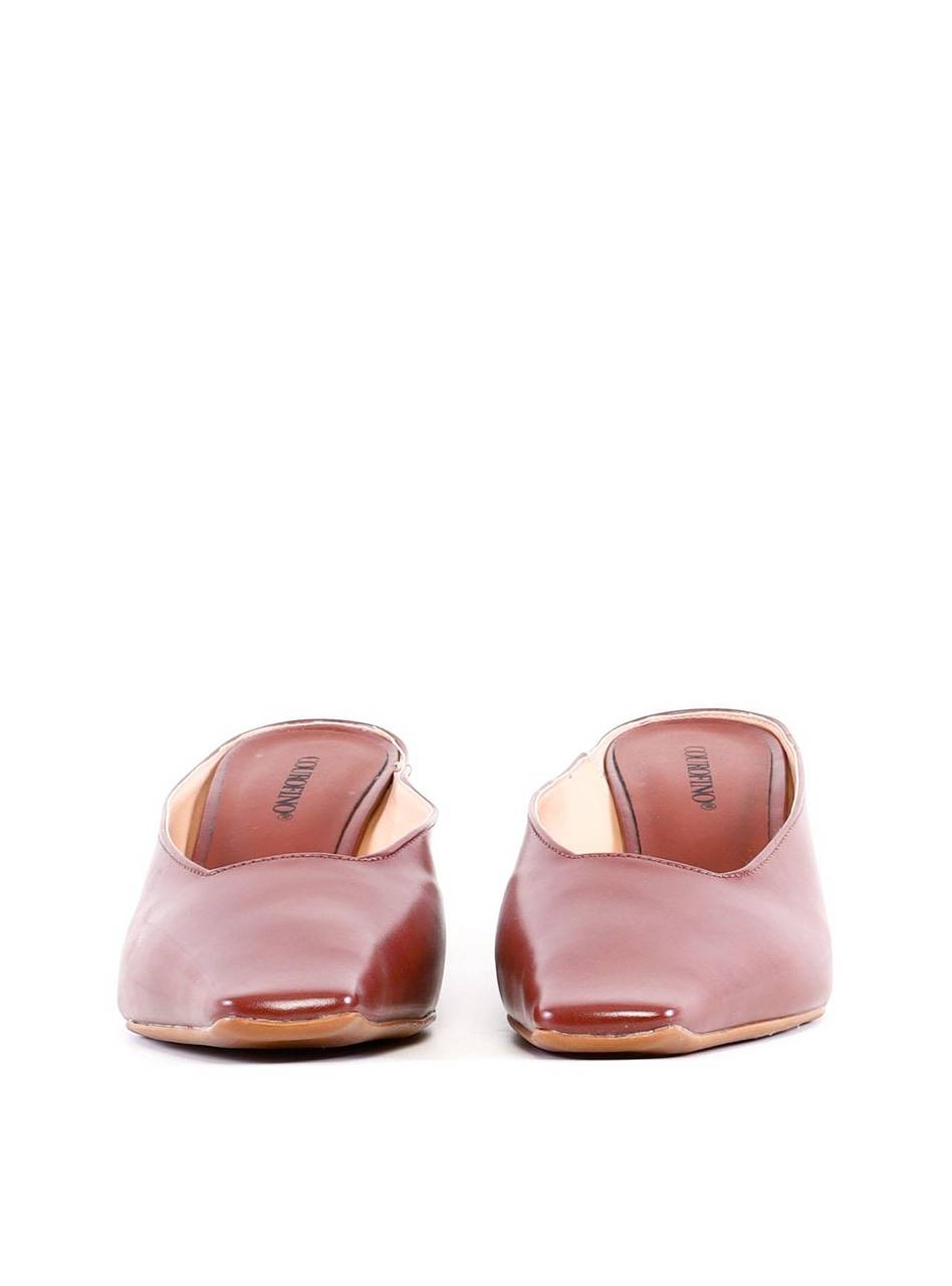 Mule com Salto Bloco e Bico Quadrado - Cacau SD-12010 - CA