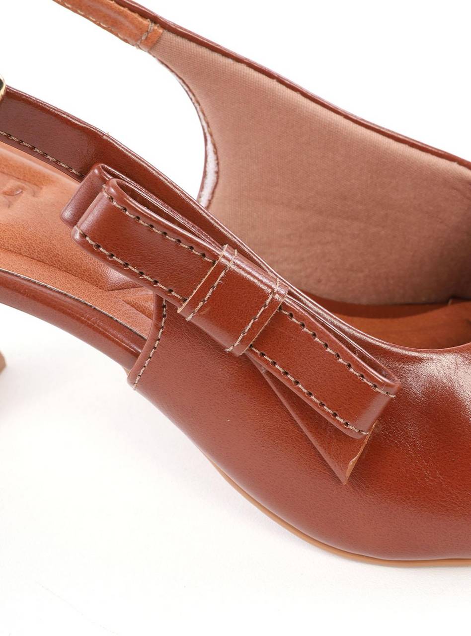 Scarpin Slingback com Salto Taça - Castor SDI-12181 - CS