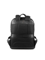 Mochila Executiva com Bolso Frontal em Couro - Preta MEI-460 - PR