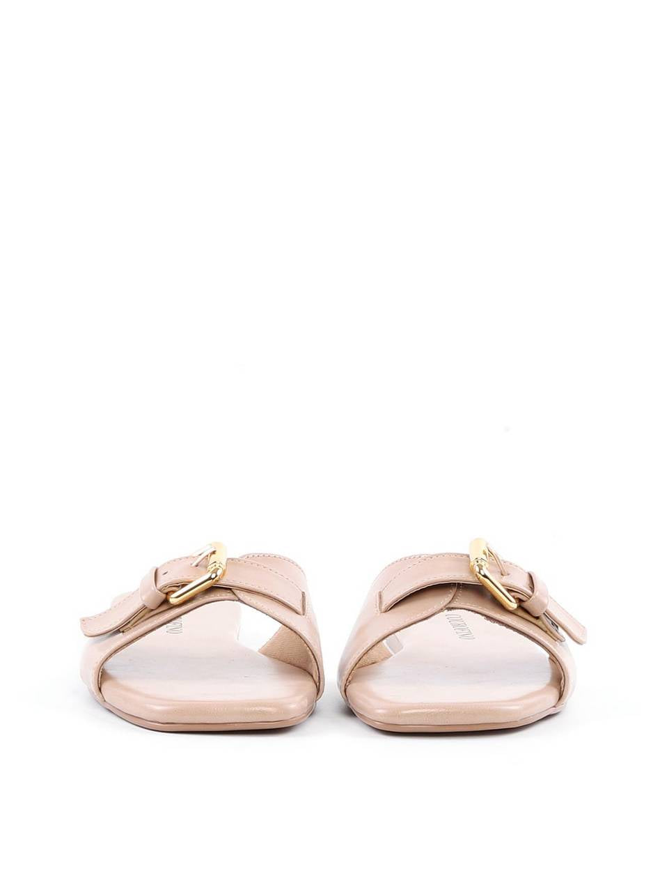Rasteira Slide Tira com Fivela - Nude SDI-12066 - NU